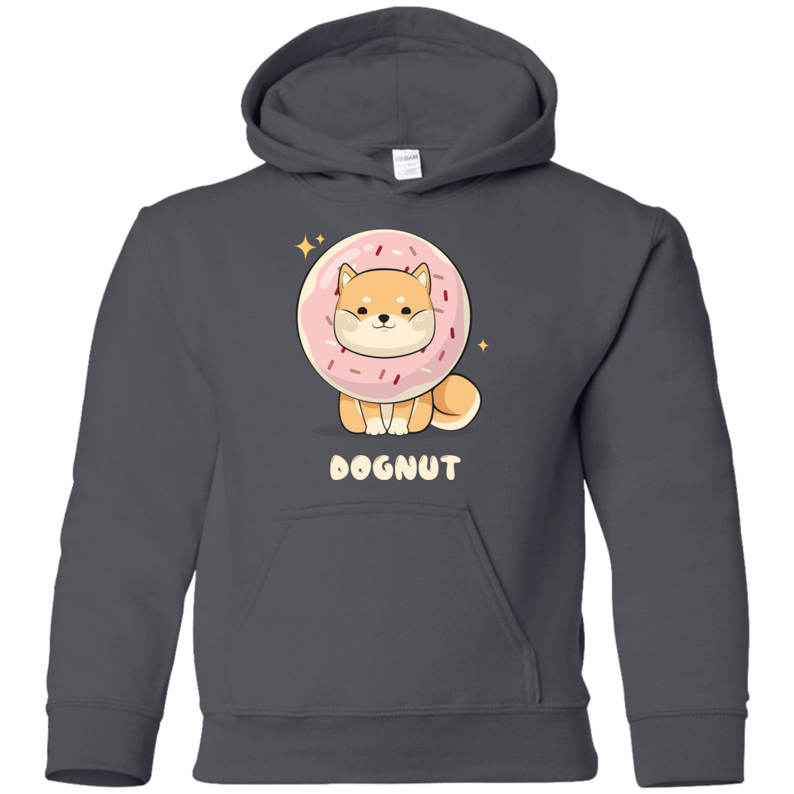 Sweatshirts Charcoal / YS Dognut Youth Hoodie