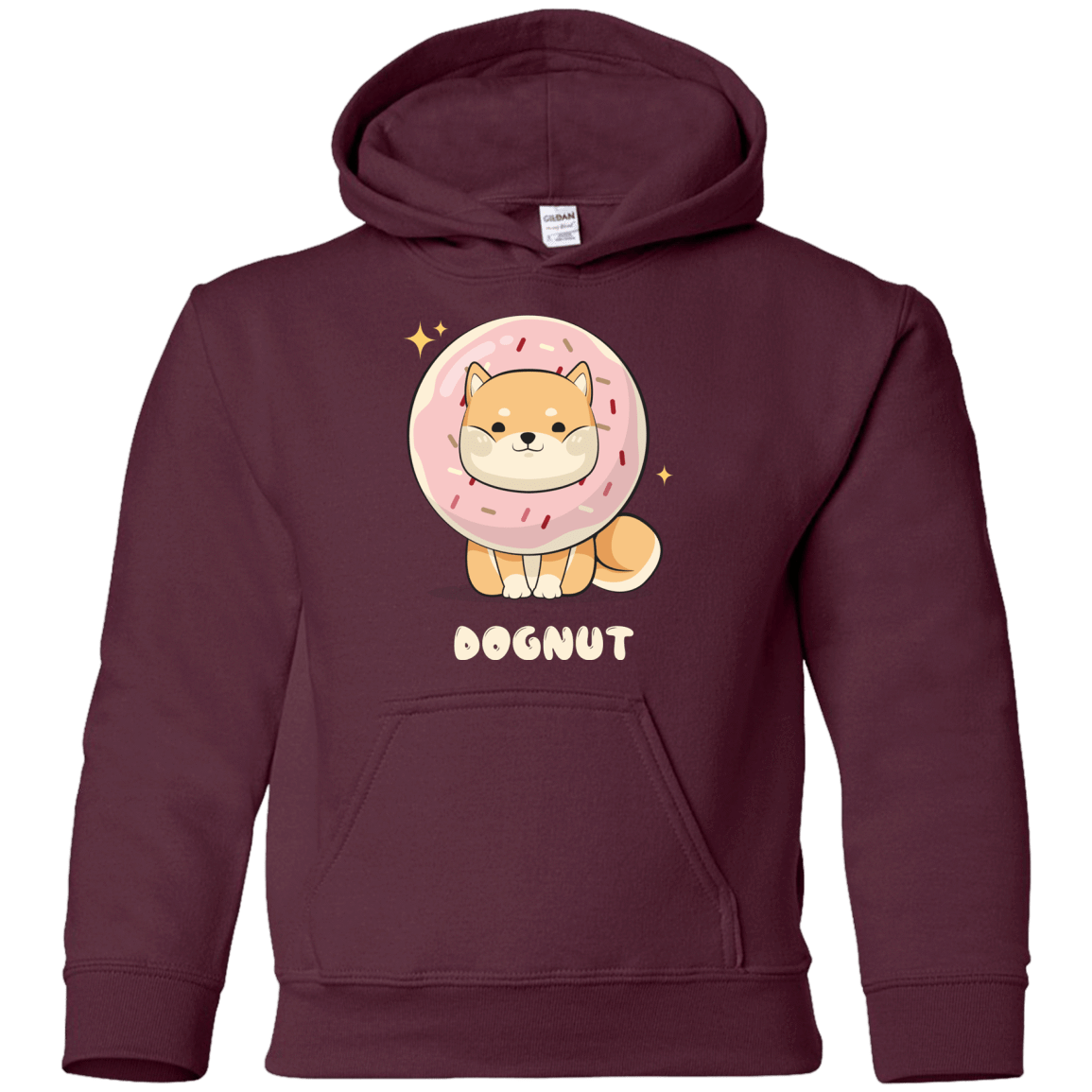 Sweatshirts Maroon / YS Dognut Youth Hoodie