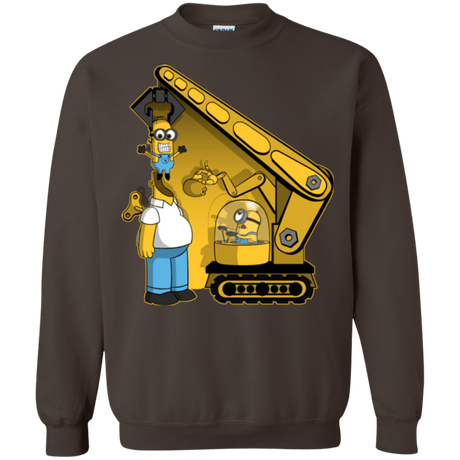 Sweatshirts Dark Chocolate / Small Doh Minion Crewneck Sweatshirt