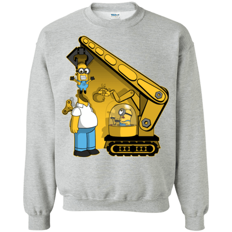 Sweatshirts Sport Grey / Small Doh Minion Crewneck Sweatshirt