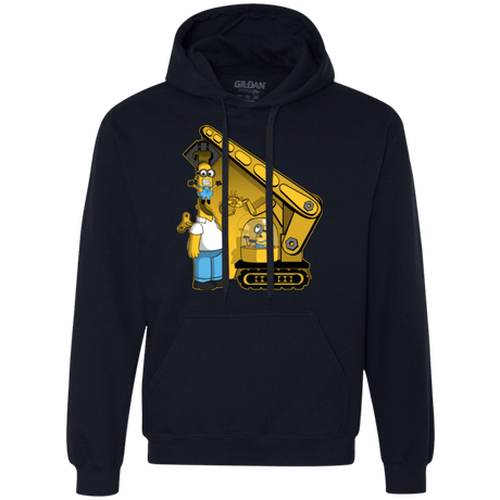 Sweatshirts Navy / Small Doh Minion Premium Fleece Hoodie