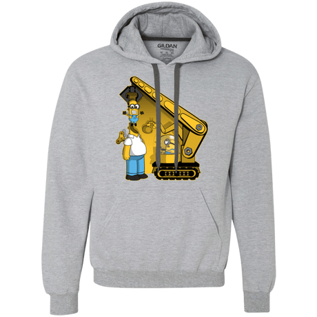 Sweatshirts Sport Grey / Small Doh Minion Premium Fleece Hoodie