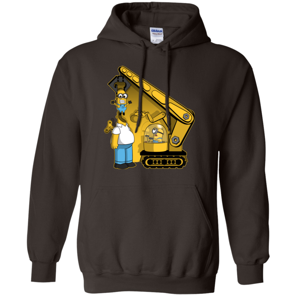 Sweatshirts Dark Chocolate / Small Doh Minion Pullover Hoodie