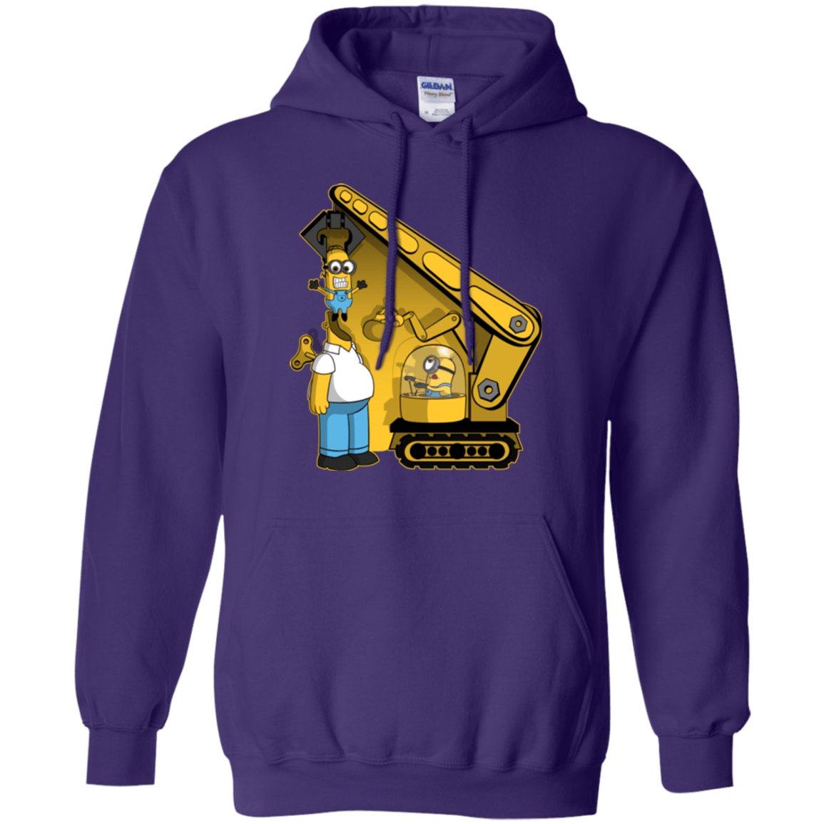 Sweatshirts Purple / Small Doh Minion Pullover Hoodie