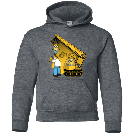 Sweatshirts Dark Heather / YS Doh Minion Youth Hoodie