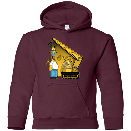 Sweatshirts Maroon / YS Doh Minion Youth Hoodie