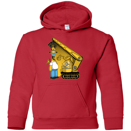 Sweatshirts Red / YS Doh Minion Youth Hoodie