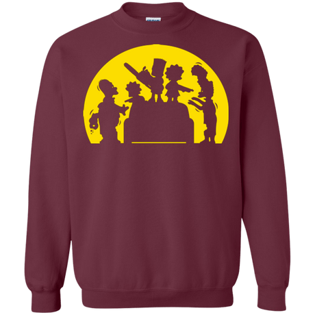Sweatshirts Maroon / S Doh Zombies Crewneck Sweatshirt
