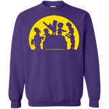 Sweatshirts Purple / S Doh Zombies Crewneck Sweatshirt