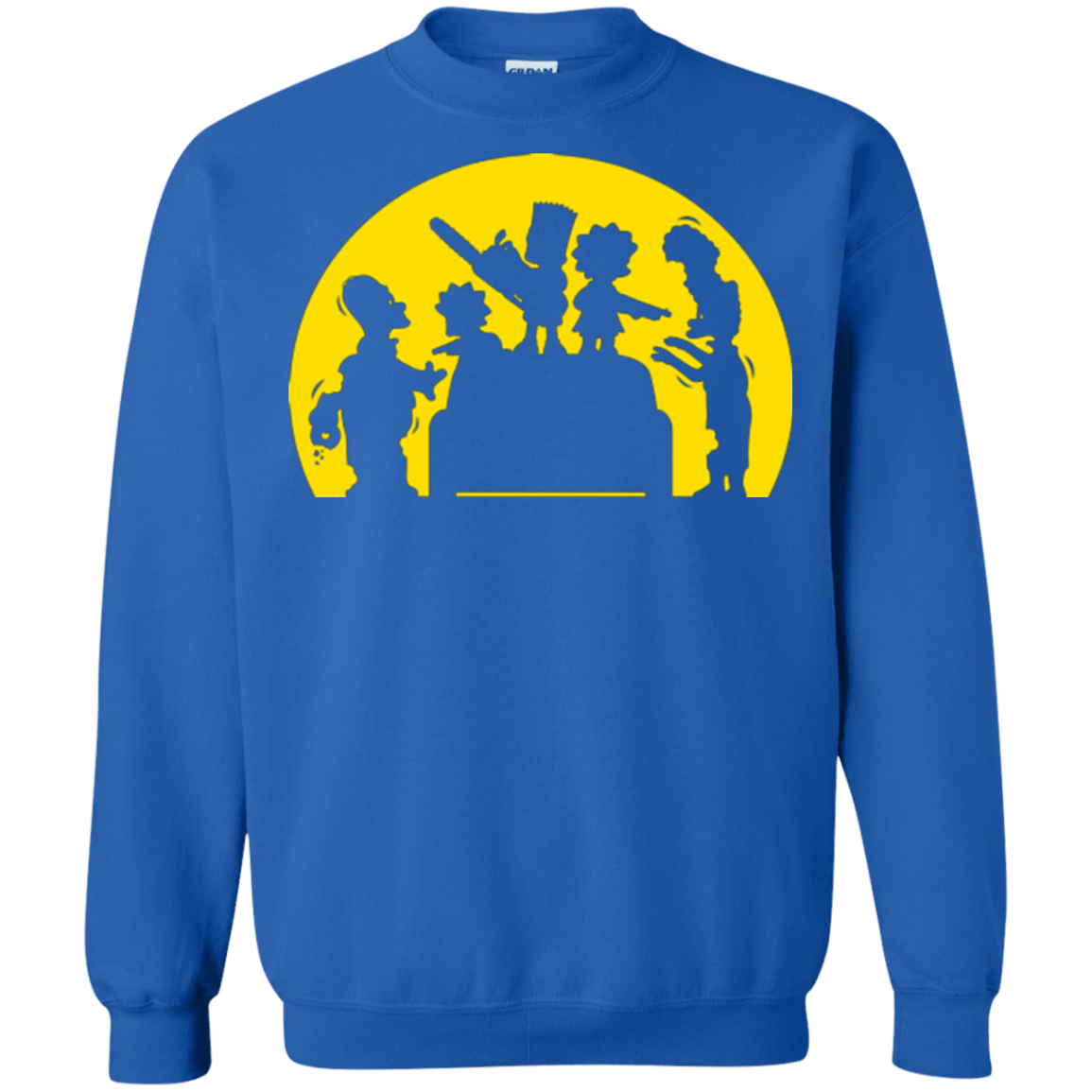 Sweatshirts Royal / S Doh Zombies Crewneck Sweatshirt