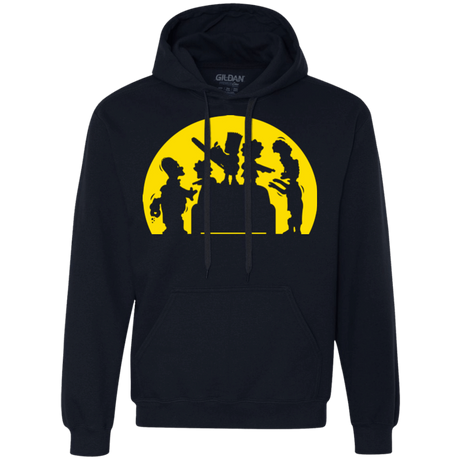 Sweatshirts Navy / S Doh Zombies Premium Fleece Hoodie