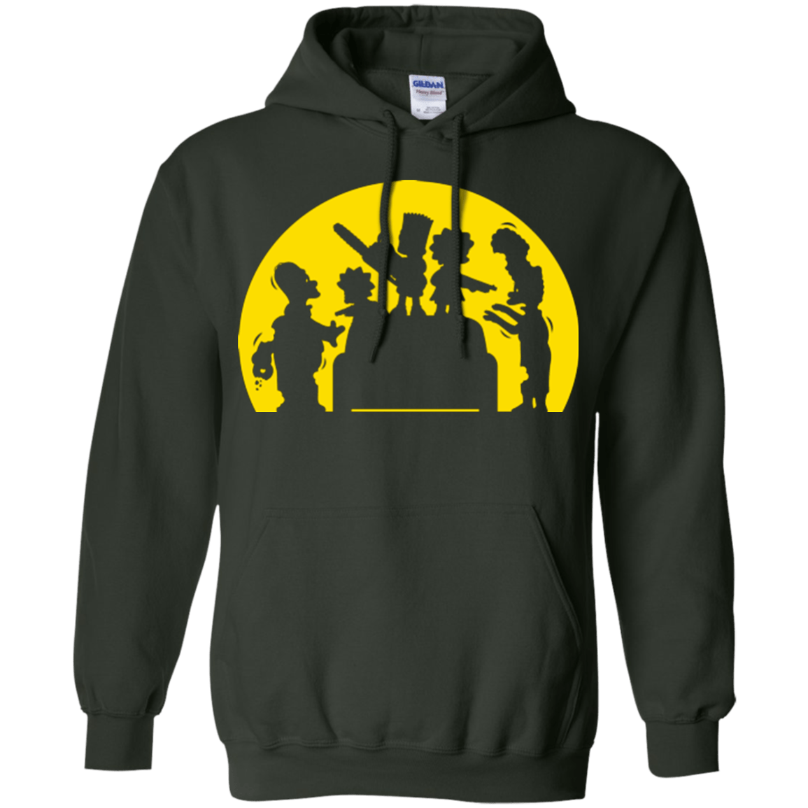 Sweatshirts Forest Green / S Doh Zombies Pullover Hoodie