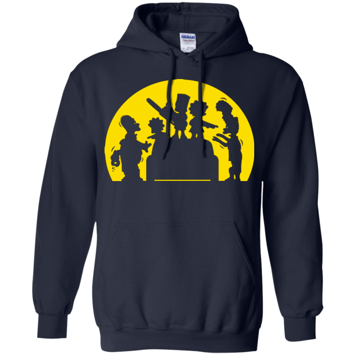 Sweatshirts Navy / S Doh Zombies Pullover Hoodie