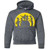 Sweatshirts Dark Heather / YS Doh Zombies Youth Hoodie