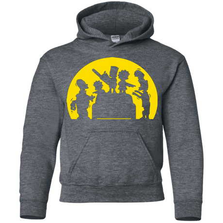 Sweatshirts Dark Heather / YS Doh Zombies Youth Hoodie