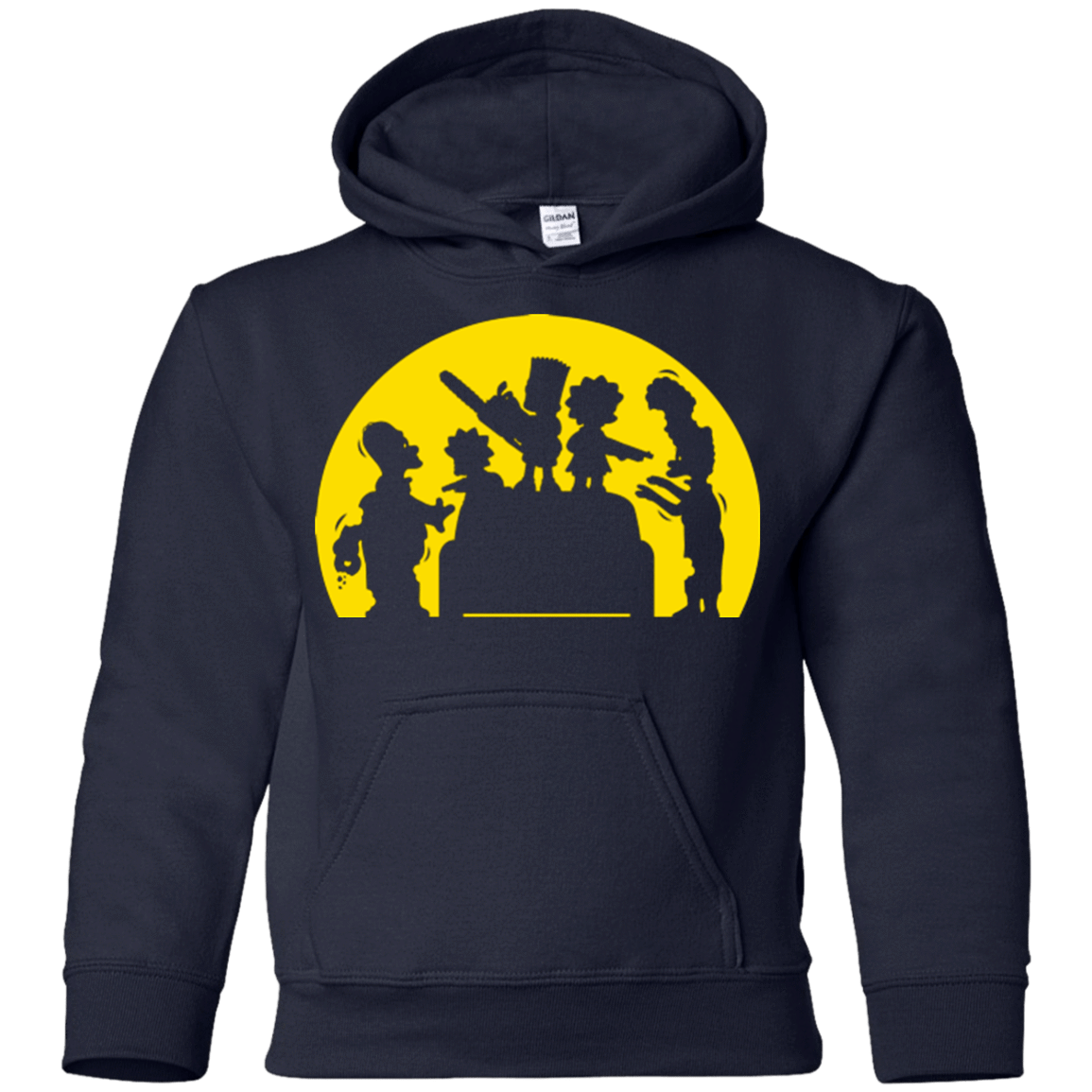 Sweatshirts Navy / YS Doh Zombies Youth Hoodie