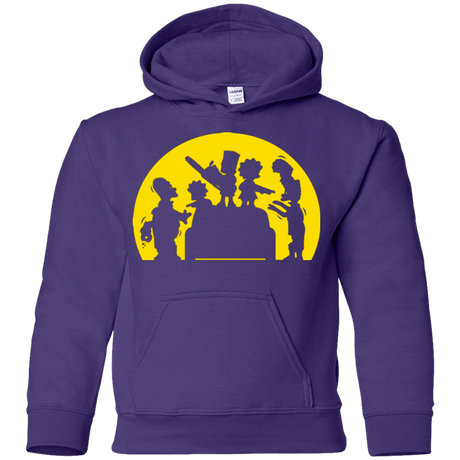 Sweatshirts Purple / YS Doh Zombies Youth Hoodie