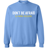 Sweatshirts Carolina Blue / Small Don_t Be Afraid To Make Misteaks Crewneck Sweatshirt