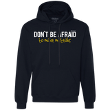 Sweatshirts Navy / Small Don_t Be Afraid To Make Misteaks Premium Fleece Hoodie