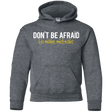 Sweatshirts Dark Heather / YS Don_t Be Afraid To Make Misteaks Youth Hoodie