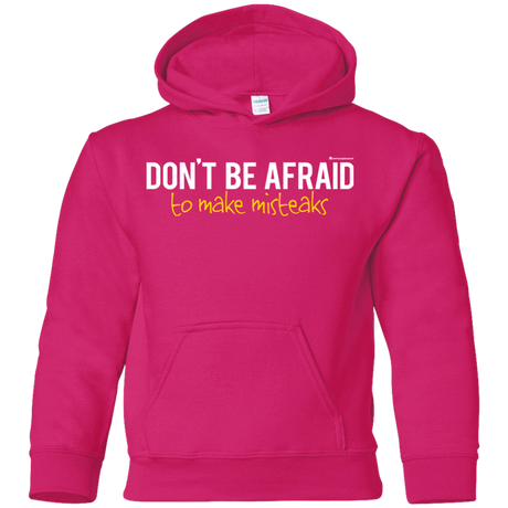 Sweatshirts Heliconia / YS Don_t Be Afraid To Make Misteaks Youth Hoodie