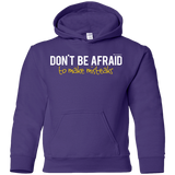 Sweatshirts Purple / YS Don_t Be Afraid To Make Misteaks Youth Hoodie