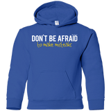 Sweatshirts Royal / YS Don_t Be Afraid To Make Misteaks Youth Hoodie