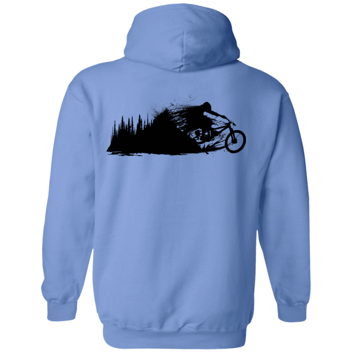 Sweatshirts Carolina Blue / S Don't Leave the Forest Back Print Pullover Hoodie