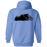 Sweatshirts Carolina Blue / S Don't Leave the Forest Back Print Pullover Hoodie