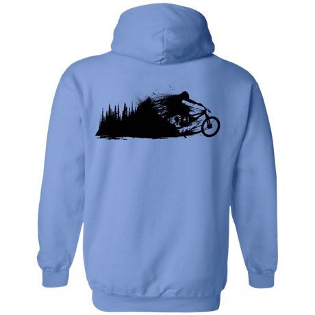 Sweatshirts Carolina Blue / S Don't Leave the Forest Back Print Pullover Hoodie