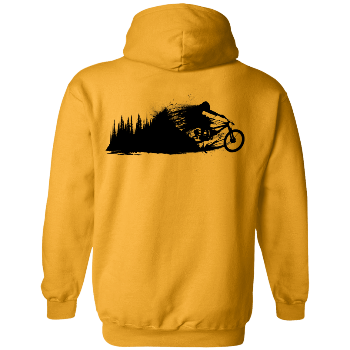 Sweatshirts Gold / S Don't Leave the Forest Back Print Pullover Hoodie