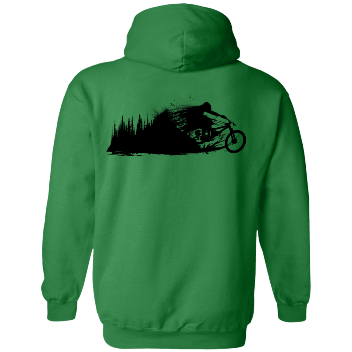 Sweatshirts Irish Green / S Don't Leave the Forest Back Print Pullover Hoodie