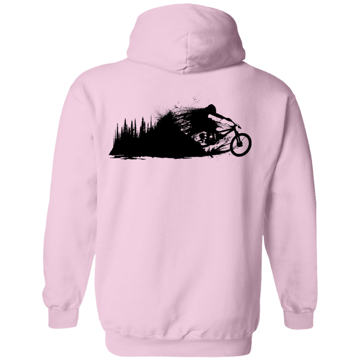 Sweatshirts Light Pink / S Don't Leave the Forest Back Print Pullover Hoodie