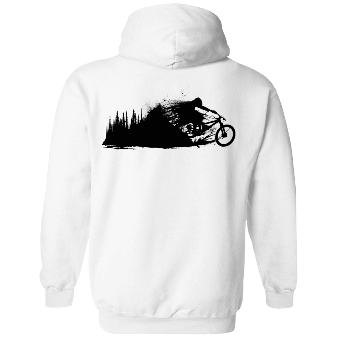 Sweatshirts White / S Don't Leave the Forest Back Print Pullover Hoodie