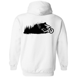 Sweatshirts White / S Don't Leave the Forest Back Print Pullover Hoodie