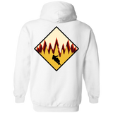 Sweatshirts White / S Don't Stop Riding Back Print Pullover Hoodie