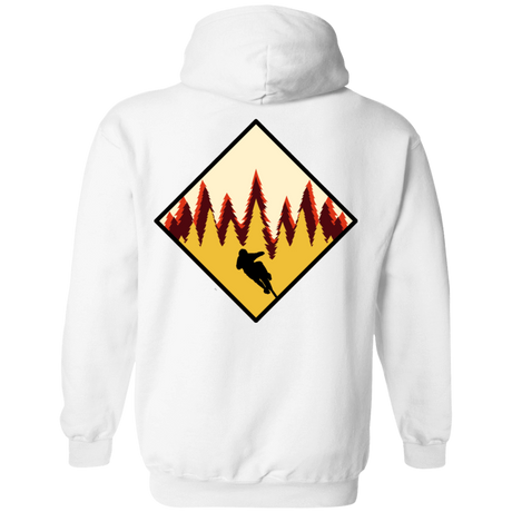 Sweatshirts White / S Don't Stop Riding Back Print Pullover Hoodie