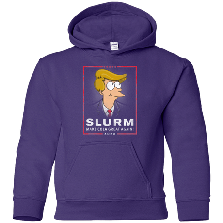 Sweatshirts Purple / YS Donald J Fry Elect Youth Hoodie
