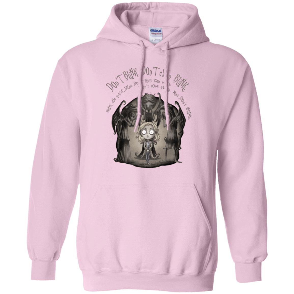 Sweatshirts Light Pink / Small Dont Blink Pullover Hoodie