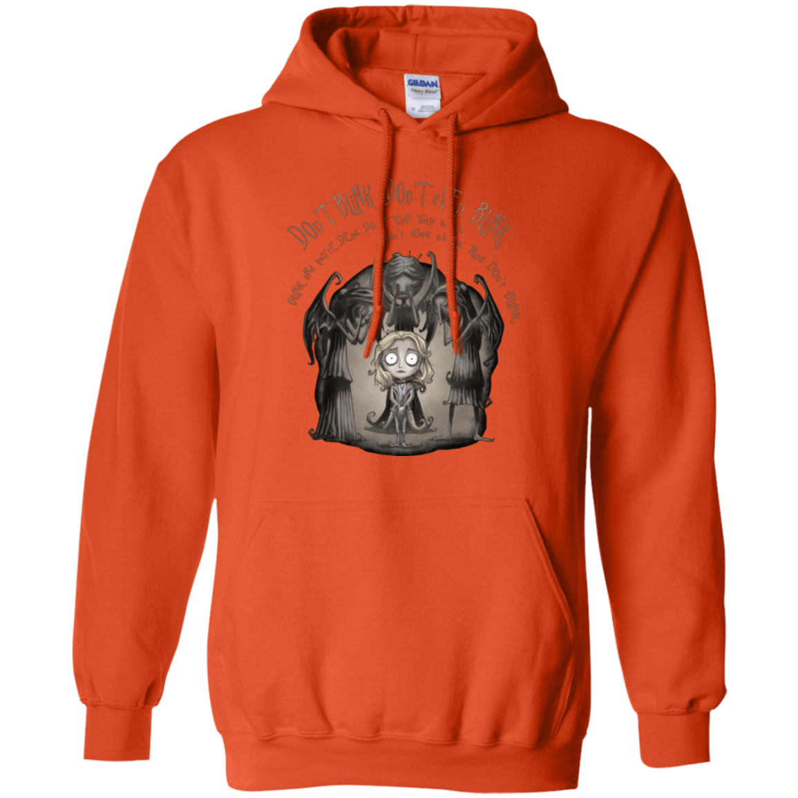 Sweatshirts Orange / Small Dont Blink Pullover Hoodie