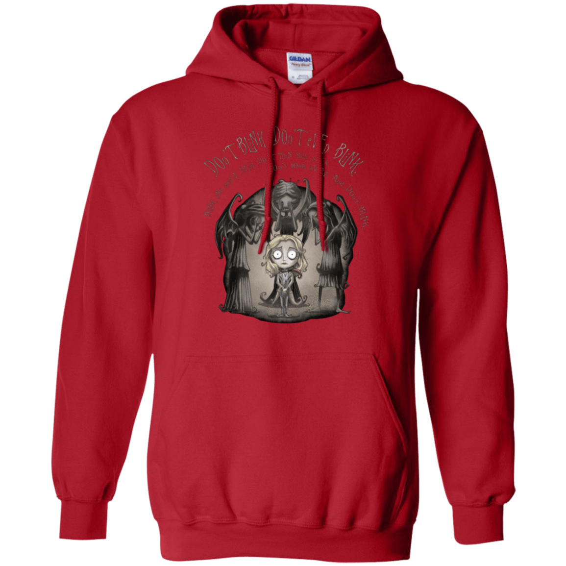 Sweatshirts Red / Small Dont Blink Pullover Hoodie