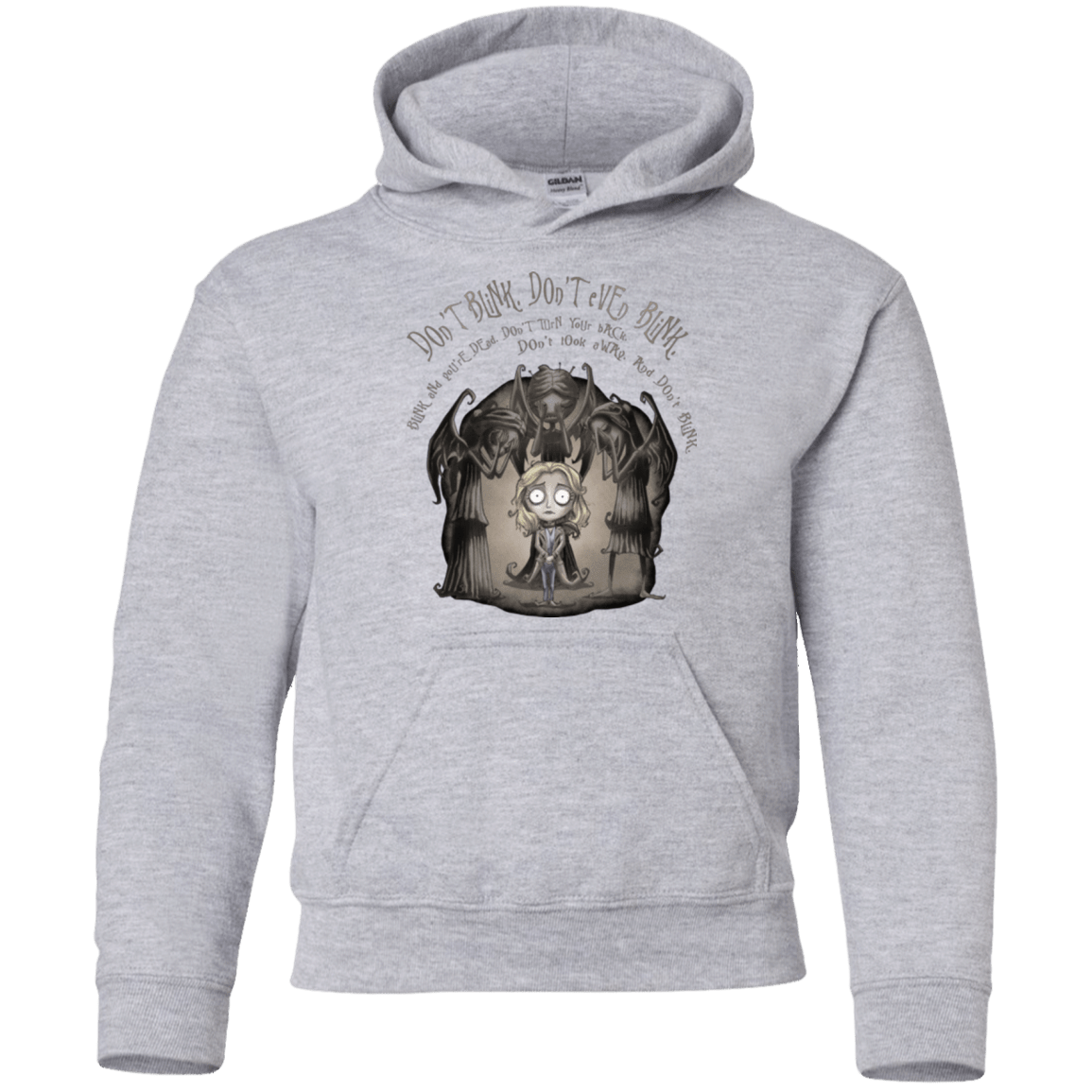 Sweatshirts Sport Grey / YS Dont Blink Youth Hoodie