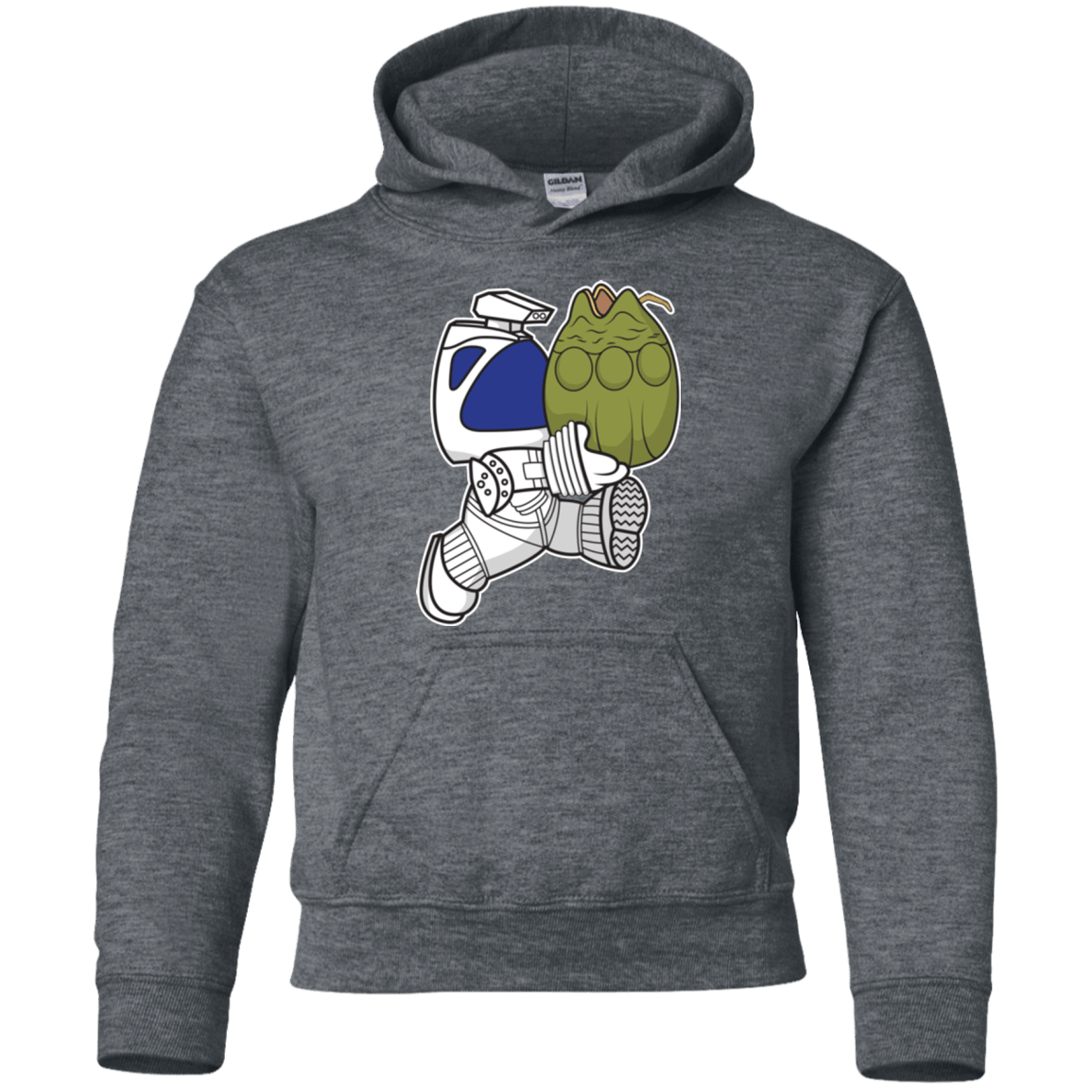 Sweatshirts Dark Heather / YS Dont Drop The Egg Youth Hoodie