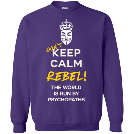 Sweatshirts Purple / Small Dont Keep Calm Crewneck Sweatshirt