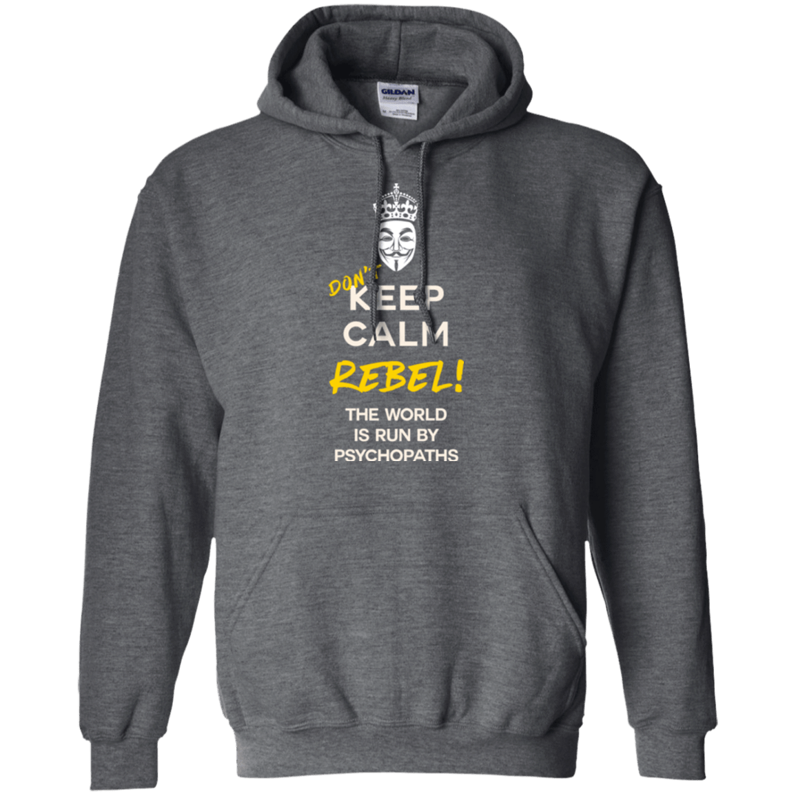 Sweatshirts Dark Heather / Small Dont Keep Calm Pullover Hoodie