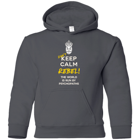 Sweatshirts Charcoal / YS Dont Keep Calm Youth Hoodie
