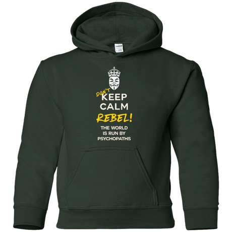 Sweatshirts Forest Green / YS Dont Keep Calm Youth Hoodie