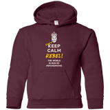 Sweatshirts Maroon / YS Dont Keep Calm Youth Hoodie