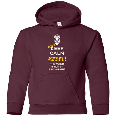 Sweatshirts Maroon / YS Dont Keep Calm Youth Hoodie