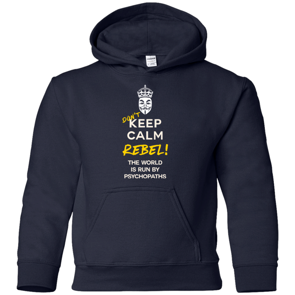 Sweatshirts Navy / YS Dont Keep Calm Youth Hoodie